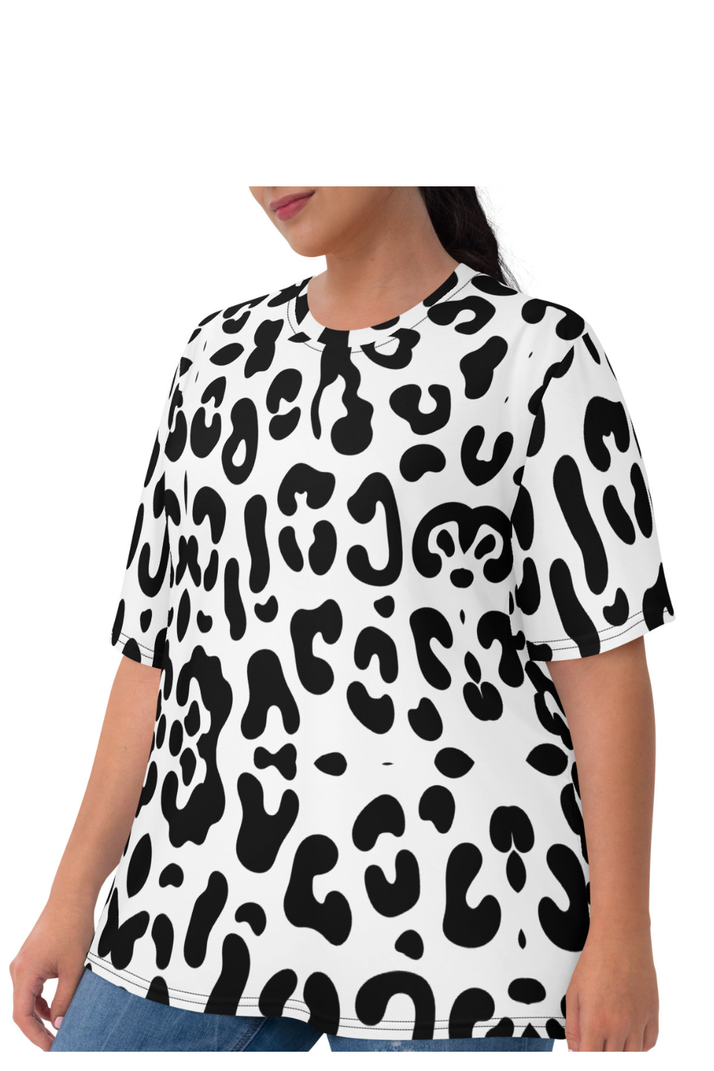 Women's Long Tees (Black and White)