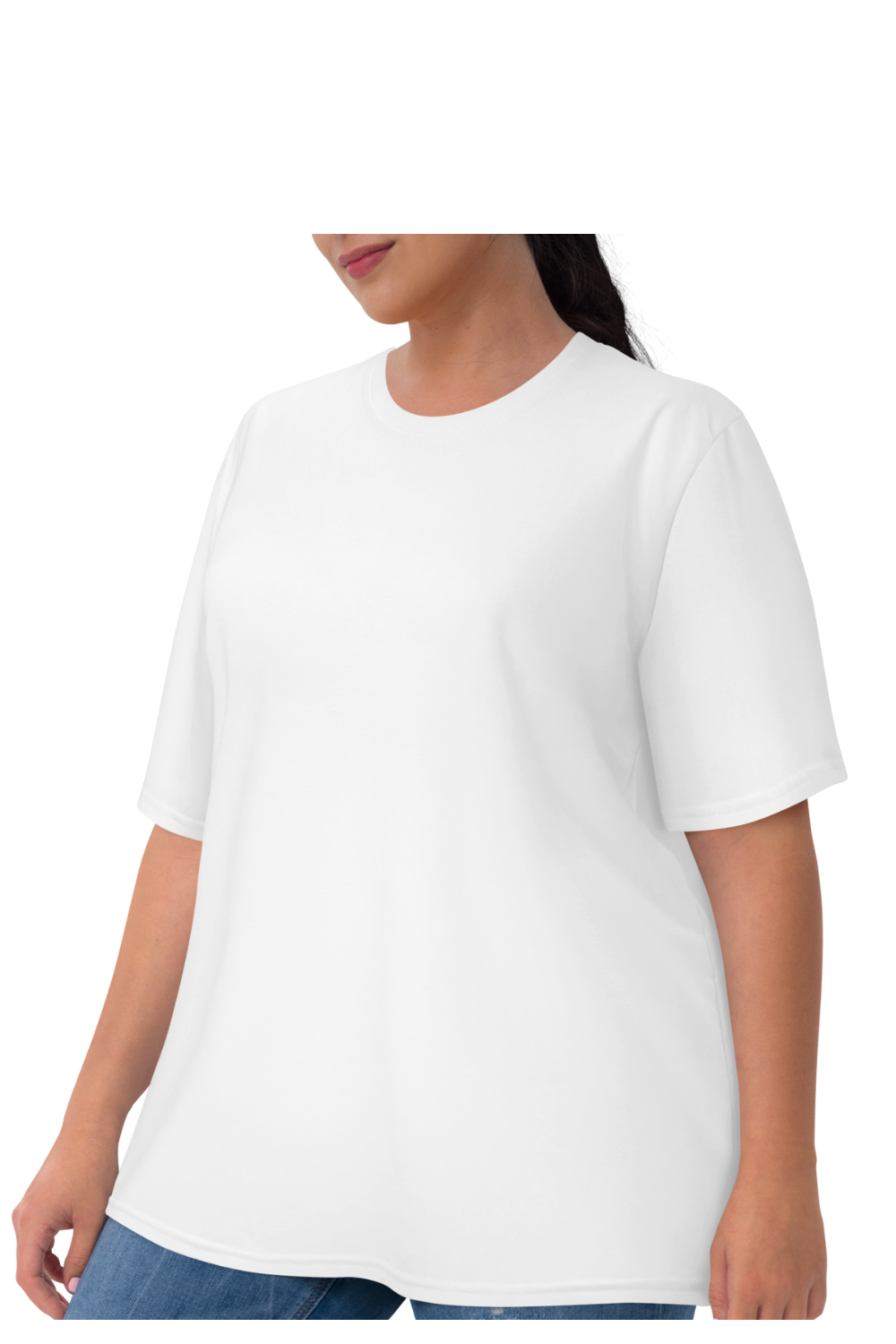 Women's Long Tees (White)