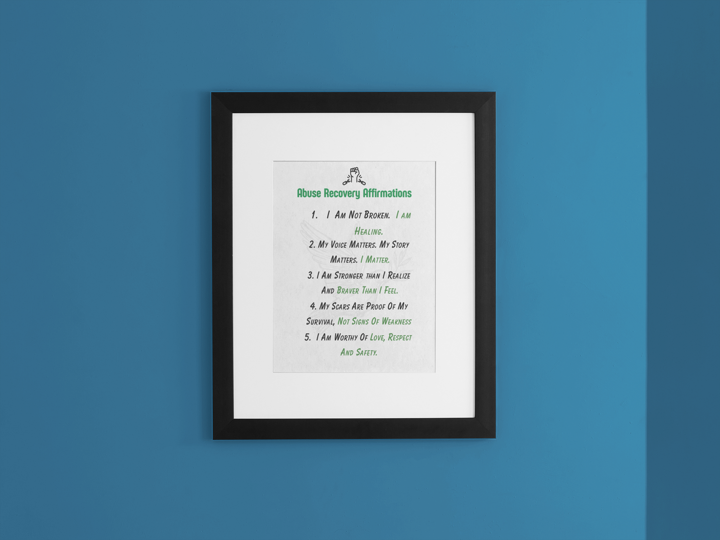 Affirmations For Abuse Recovery