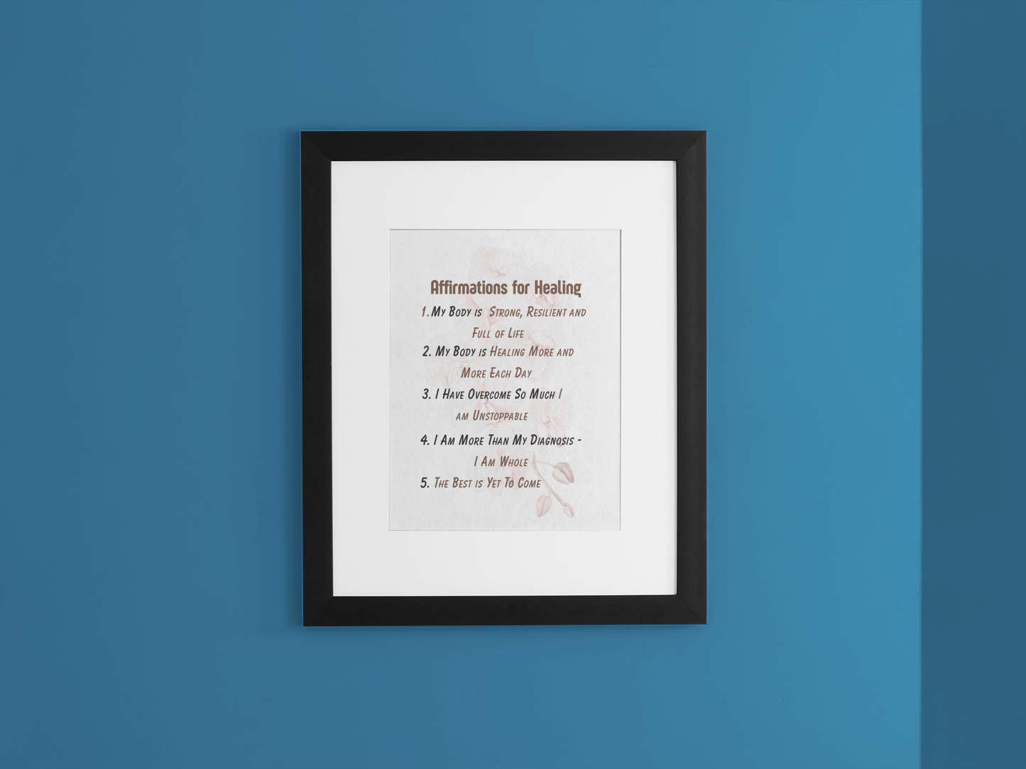 Affirmations For Healing