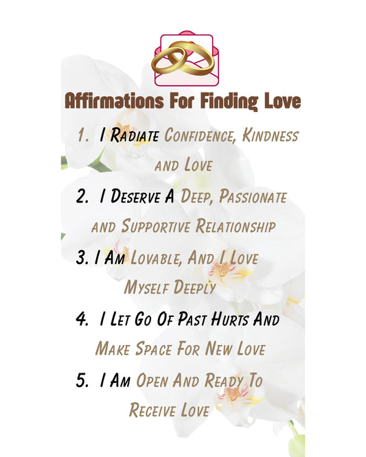 Affirmations For Finding Love