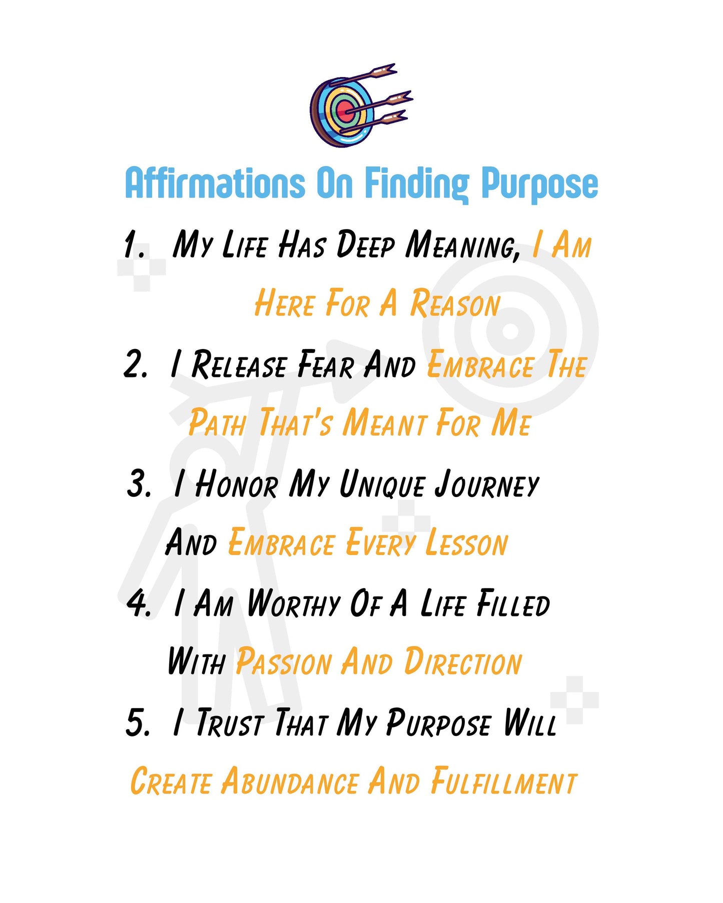 Affirmations For Finding Your Purpose
