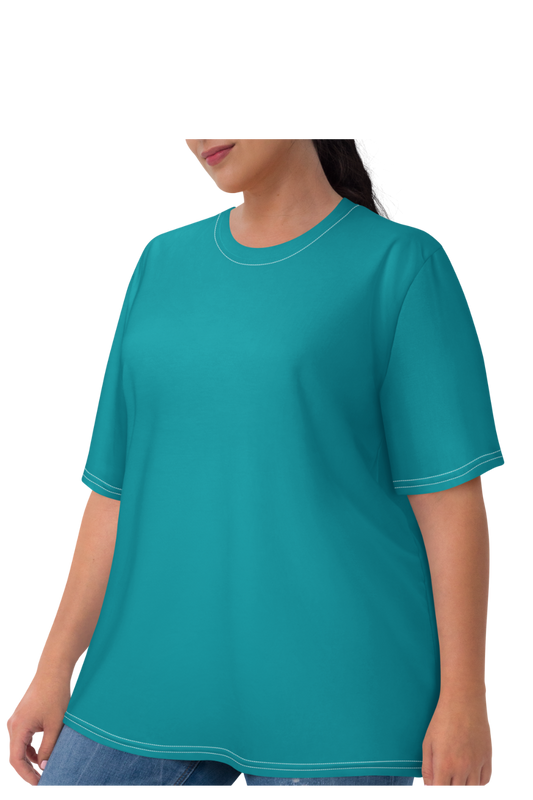 Women's Long Tees (Light Blue)